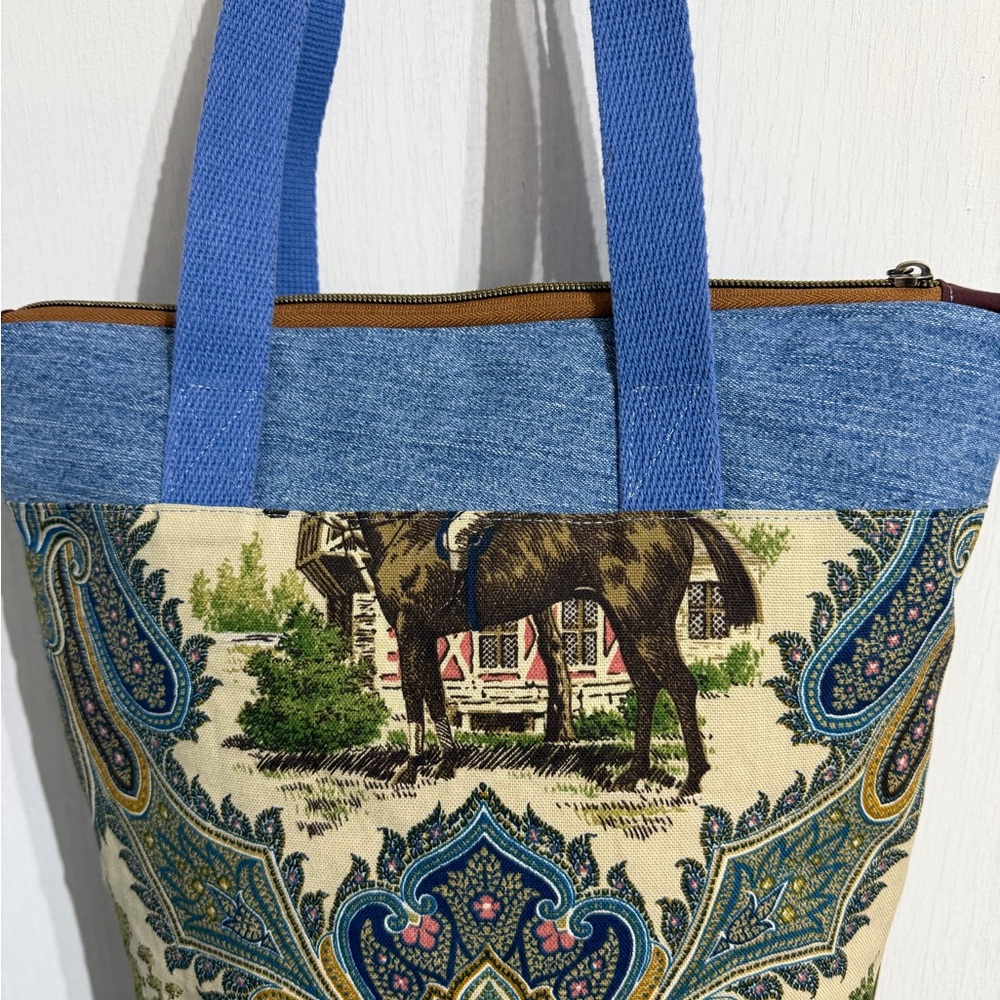 Horse shoulder bag Equestrian purse - Picture 3 of 8
